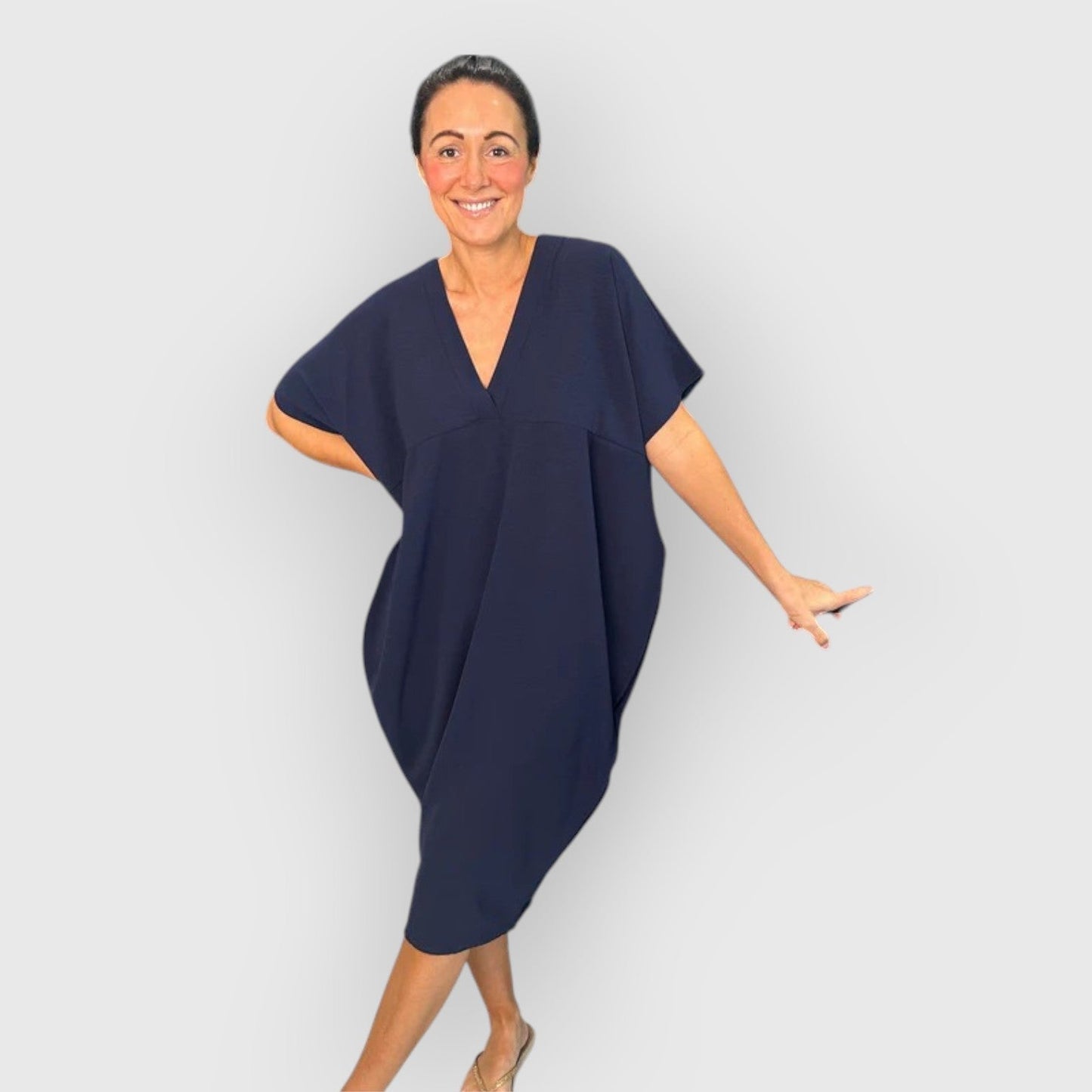 Elna V Neck Dress
