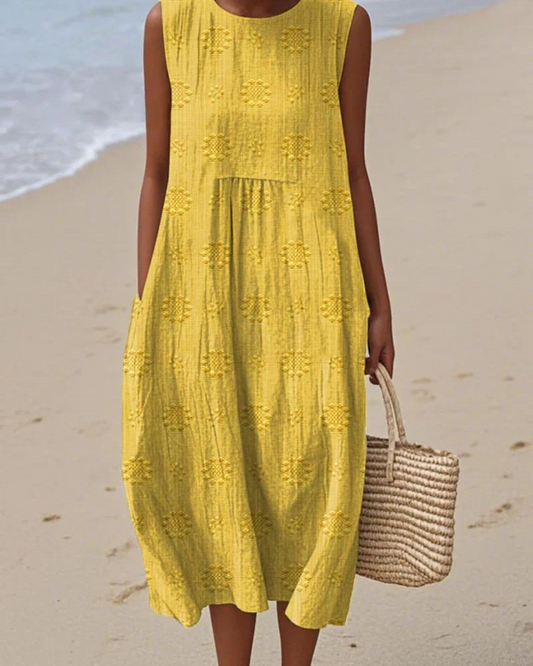 Elvira Embroidered Summer Dress