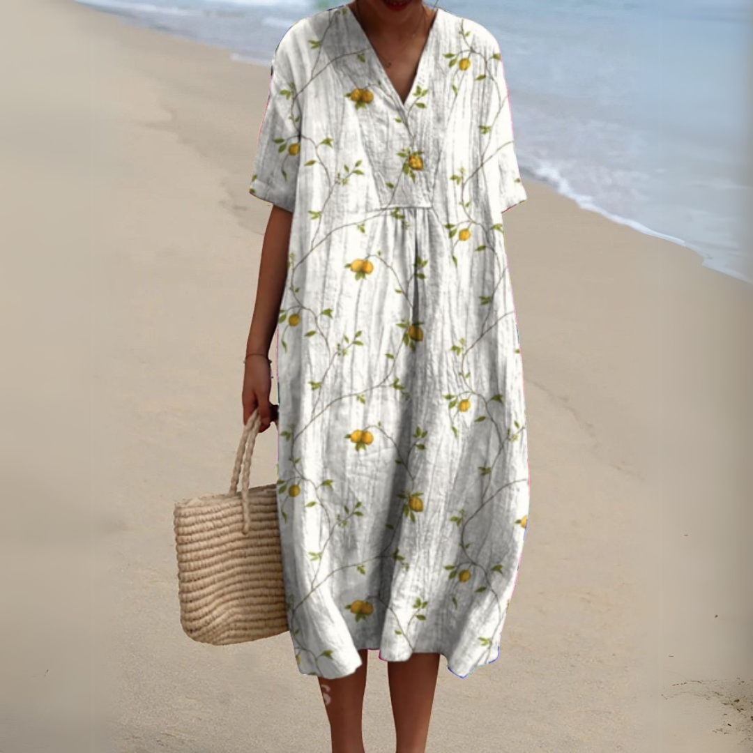 Elvira Bright Floral Dress