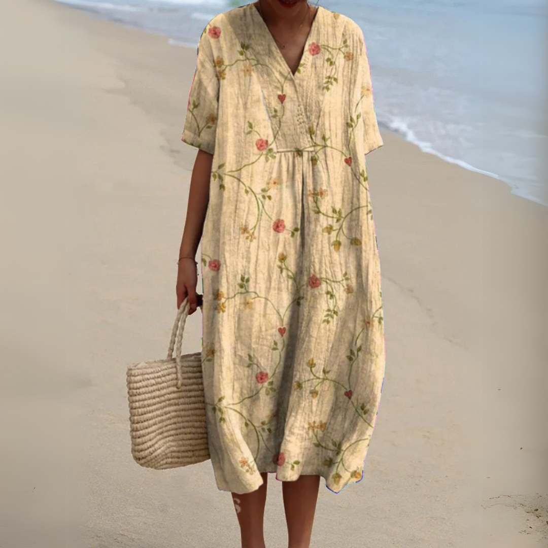 Elvira Bright Floral Dress