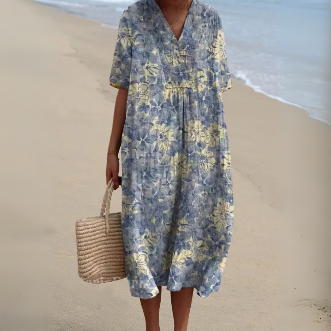 Elvira Bright Floral Dress