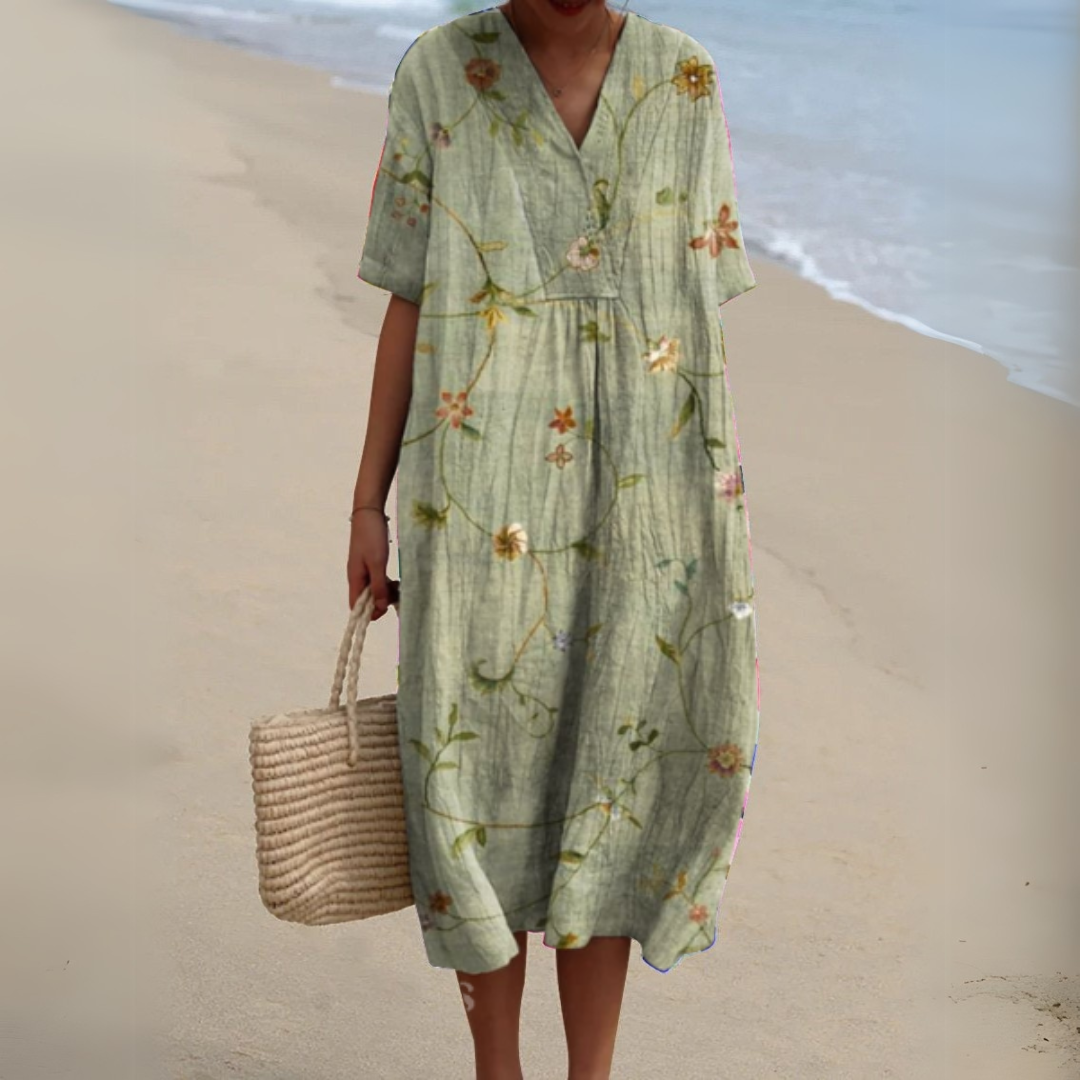 Elvira Bright Floral Dress