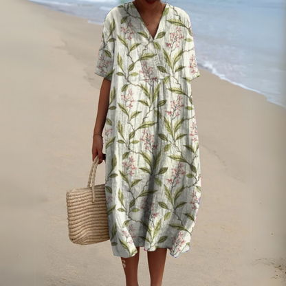 Elvira Bright Floral Dress