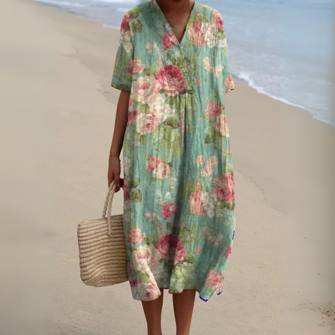Elvira Bright Floral Dress