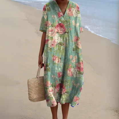 Elvira Bright Floral Dress