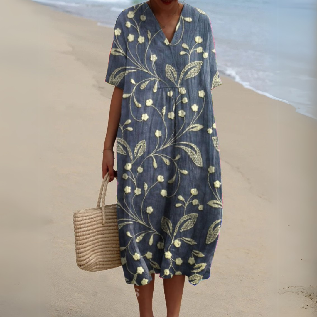 Elvira Bright Floral Dress