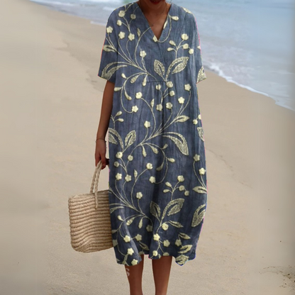 Elvira Bright Floral Dress