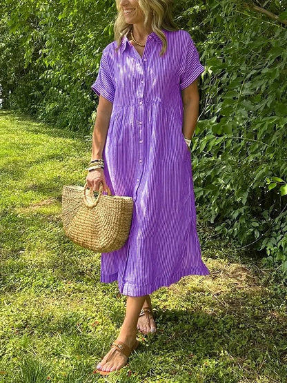 Emilia Striped Day Dress