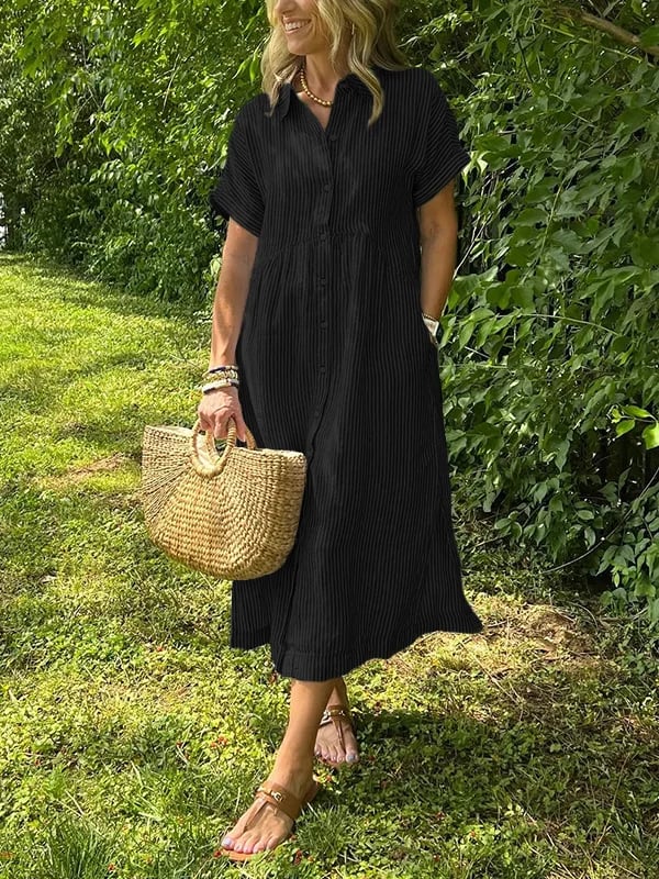Emilia Striped Day Dress