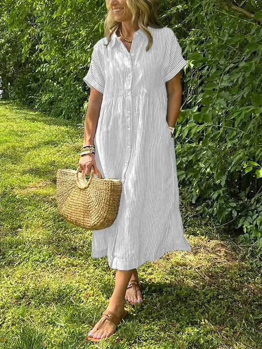 Emilia Striped Day Dress
