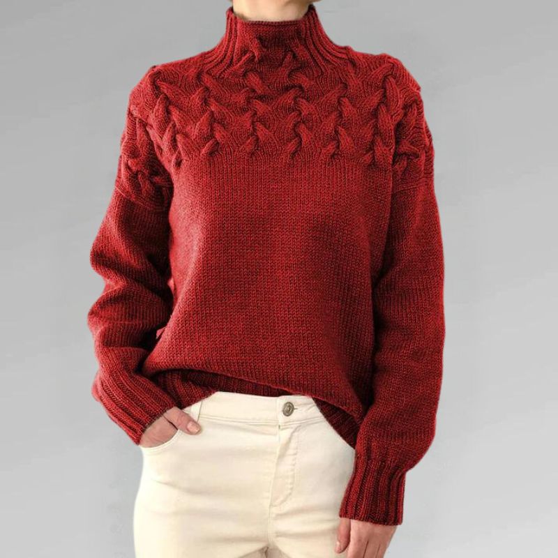 Erika Embroidered Knit Sweater