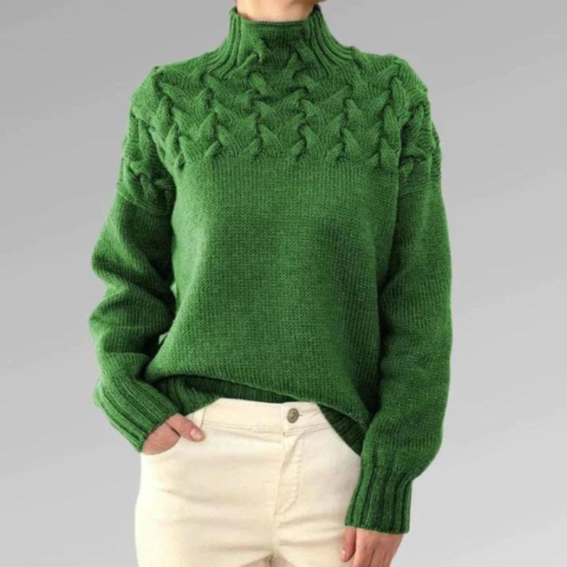 Erika Embroidered Knit Sweater
