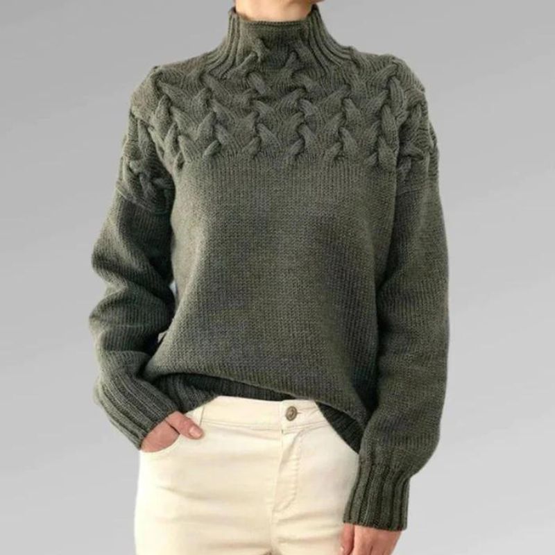 Erika Embroidered Knit Sweater