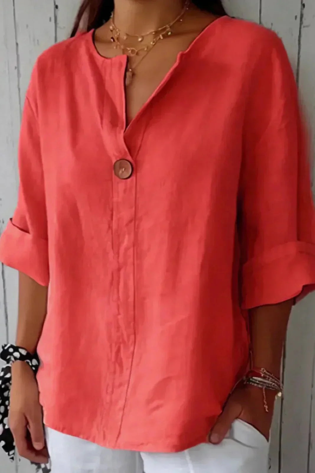 Hillevi Light Linen Blouse