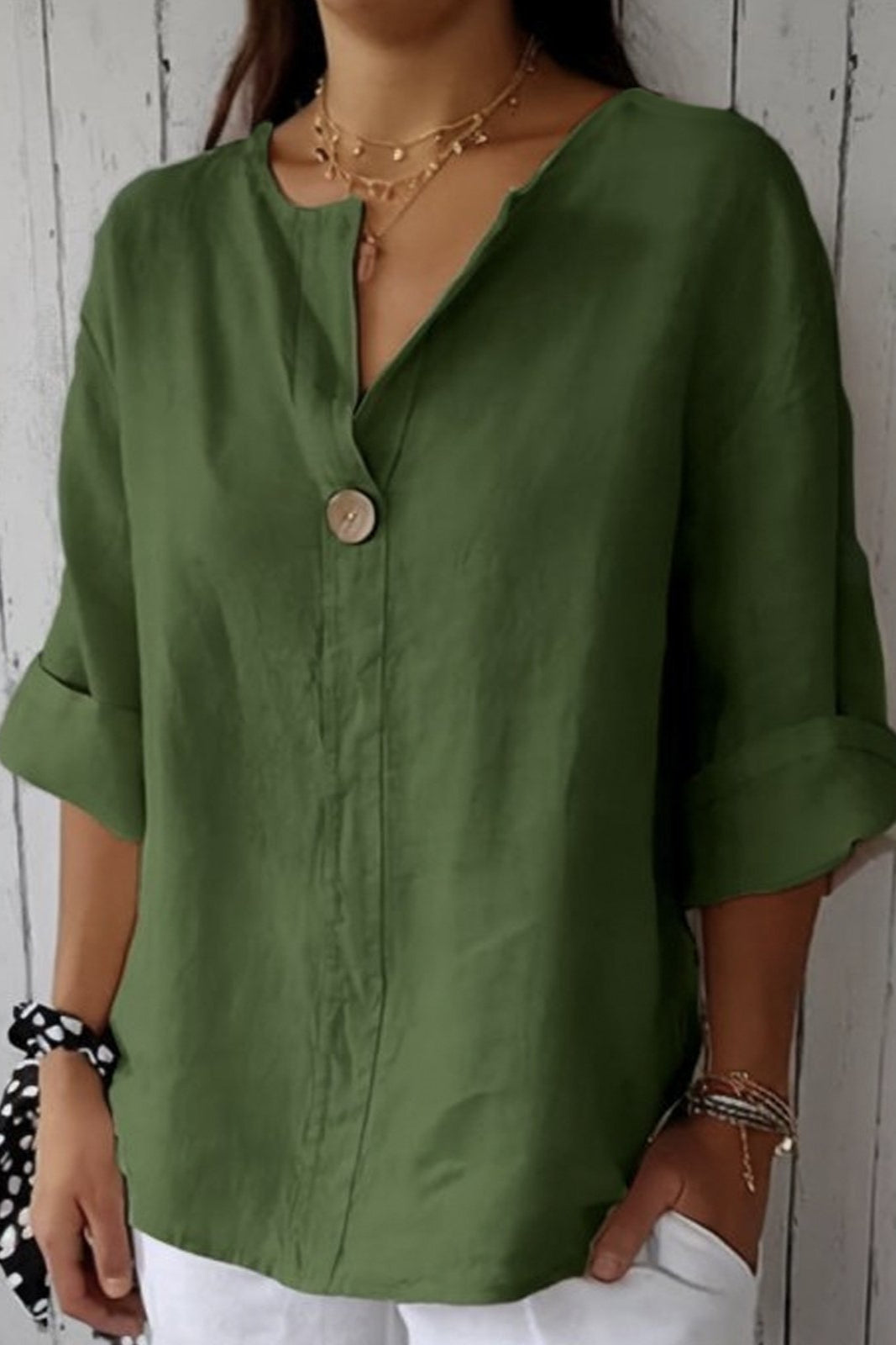 Hillevi Light Linen Blouse