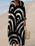Shannon Arch Print Kaftan Dress