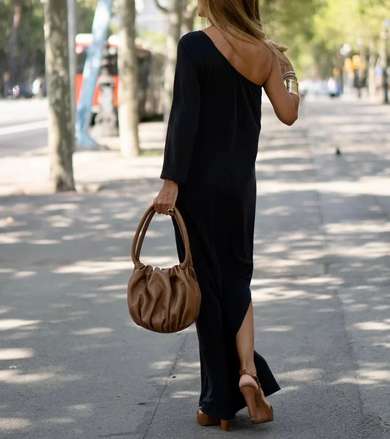 Jonna Asymmetric Maxi Dress