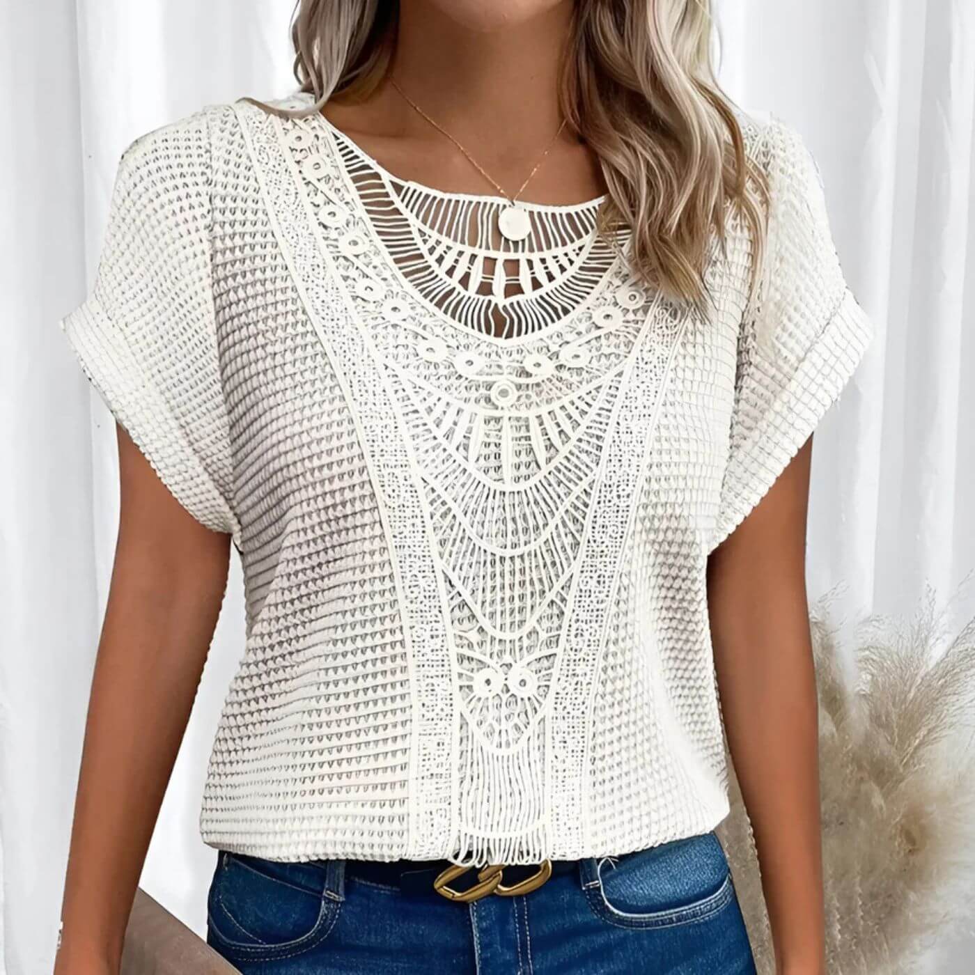 Klarja Airy Lace Blouse