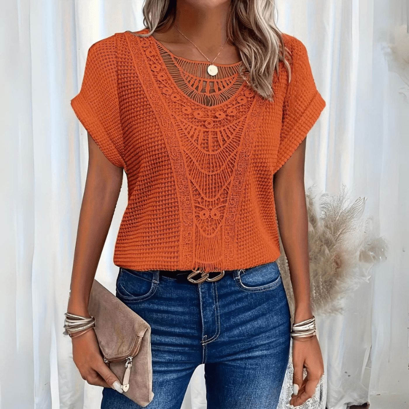 Klarja Airy Lace Blouse