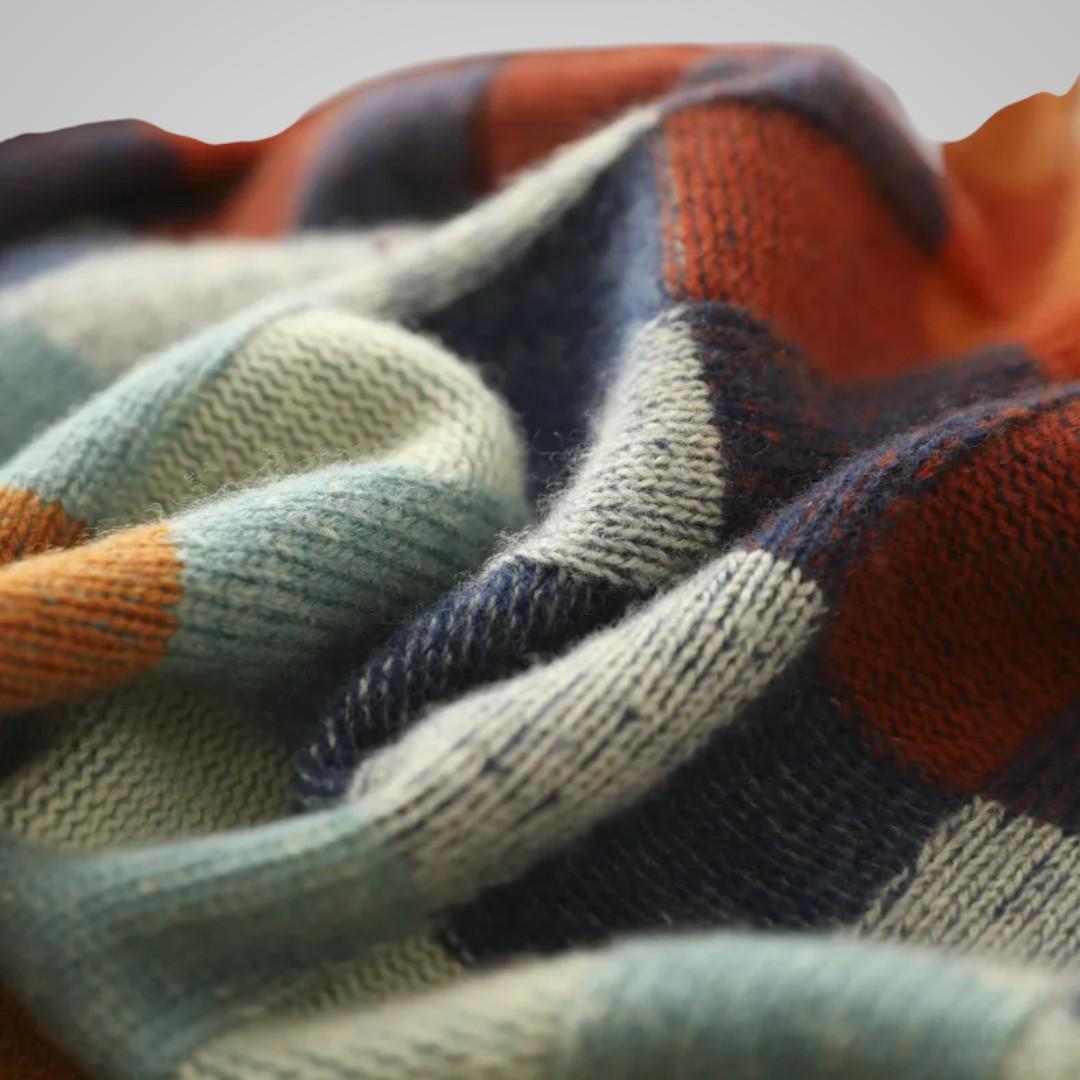 Lova Checked Knit Sweater