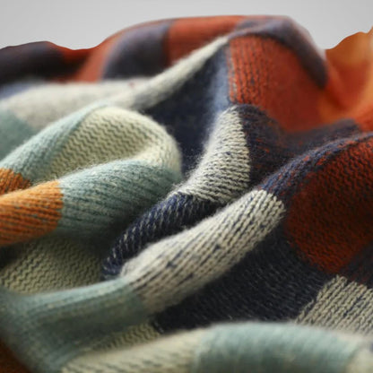 Lova Checked Knit Sweater