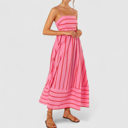 Lykke Pink Striped Dress