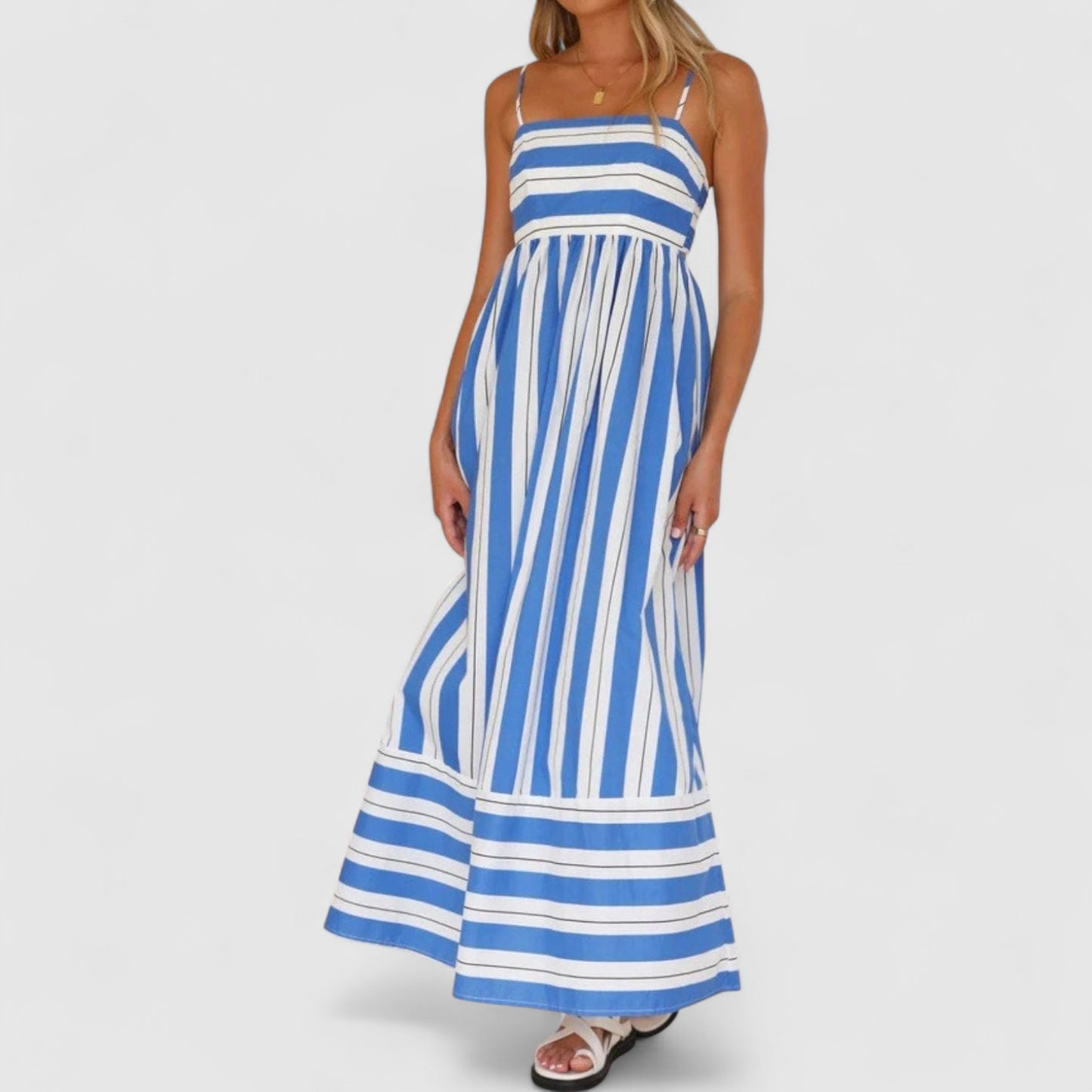 Lykke Pink Striped Dress