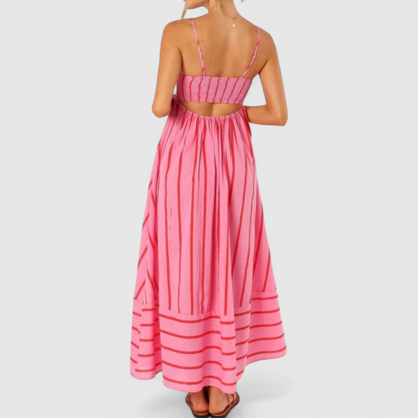 Lykke Pink Striped Dress