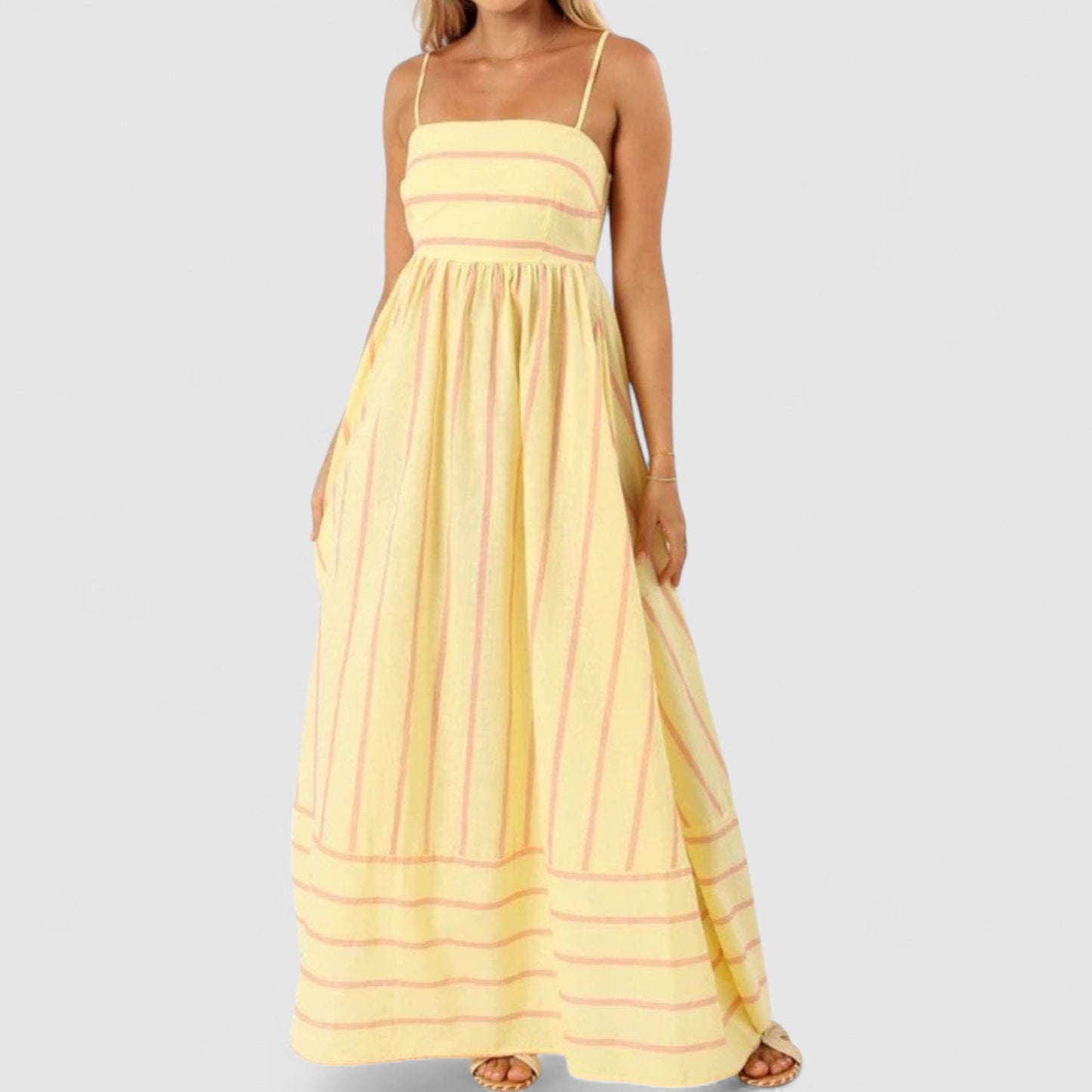 Lykke Pink Striped Dress