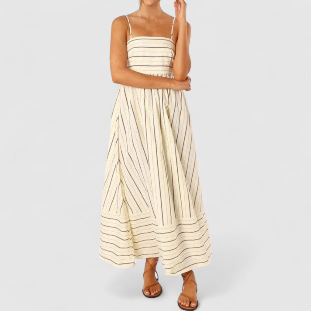 Audrey Striped Maxi Dress