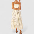 Audrey Striped Maxi Dress
