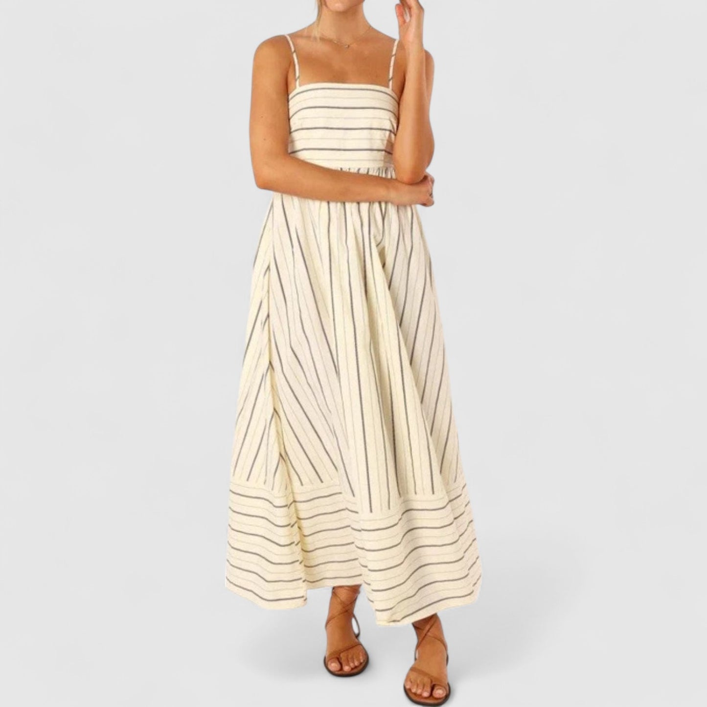 Lykke Pink Striped Dress