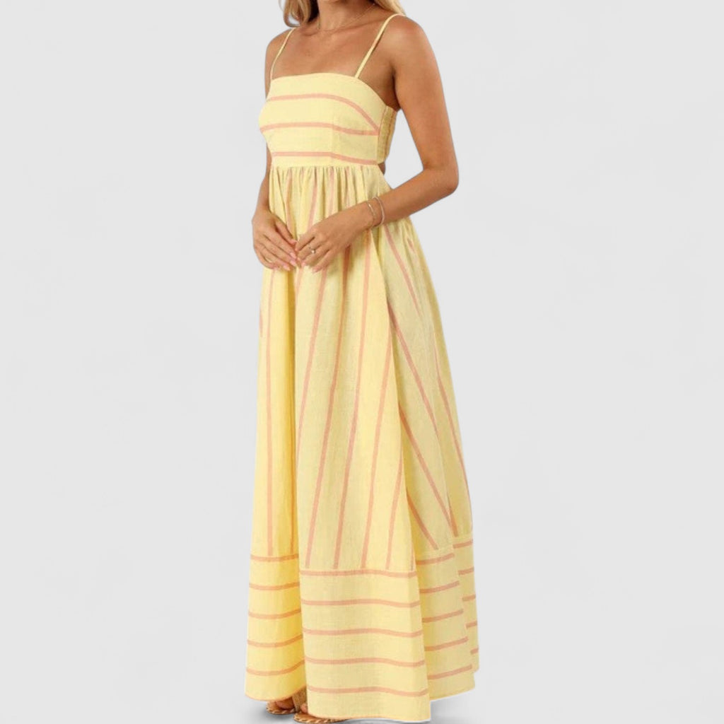 Audrey Striped Maxi Dress