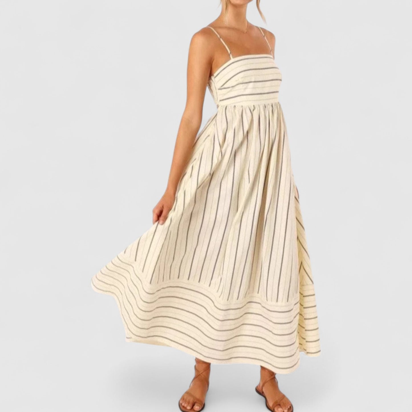 Lykke Pink Striped Dress