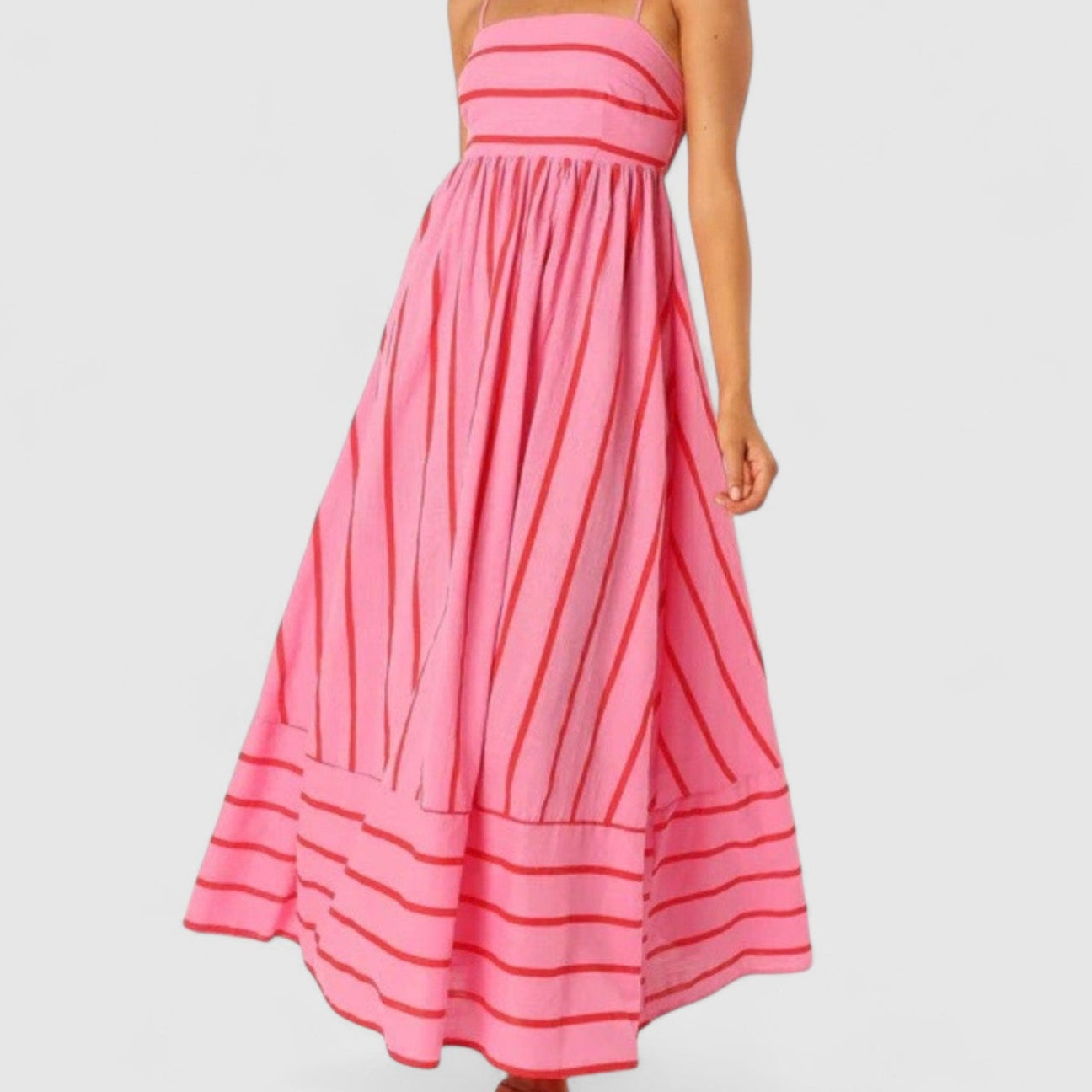 Lykke Pink Striped Dress