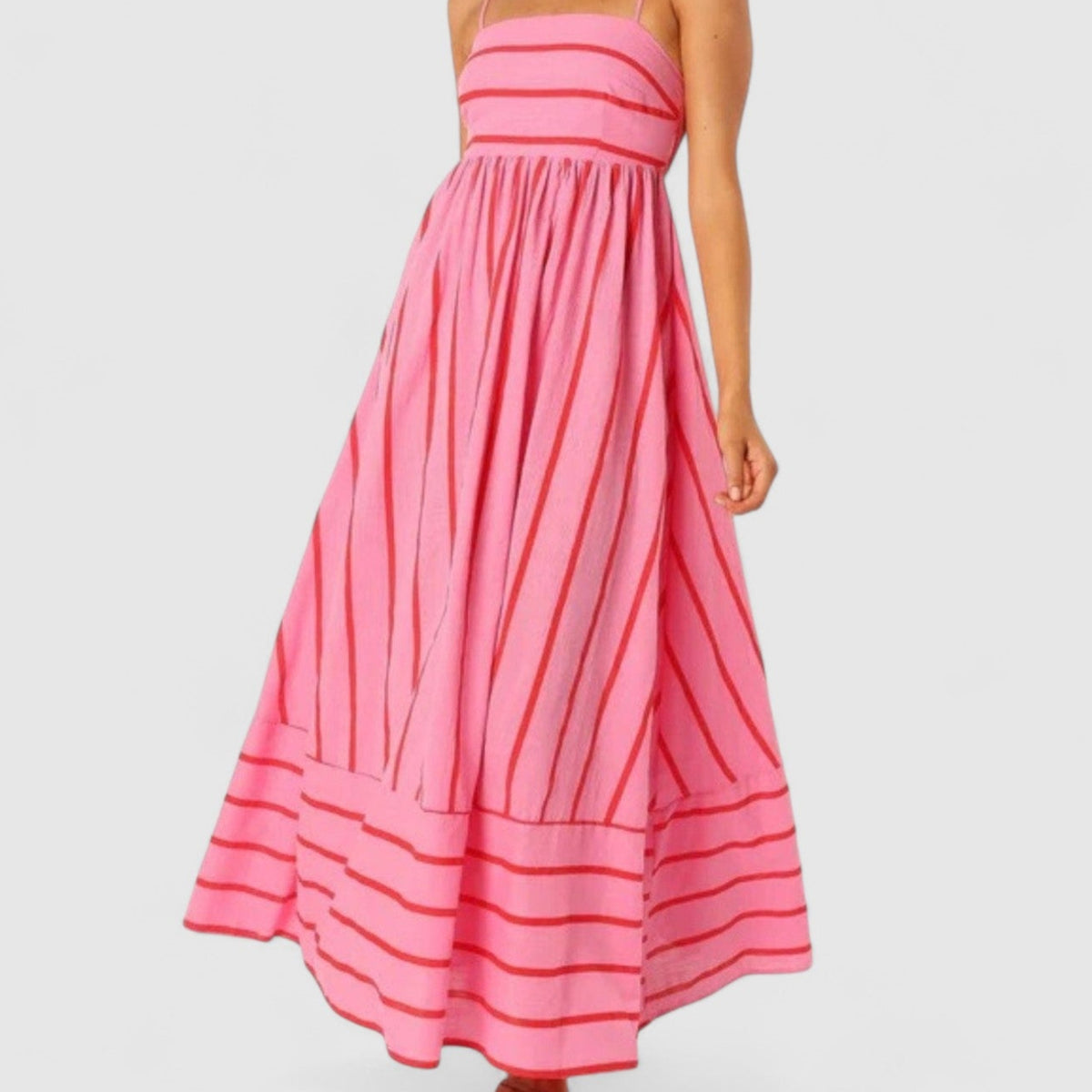Audrey Striped Maxi Dress