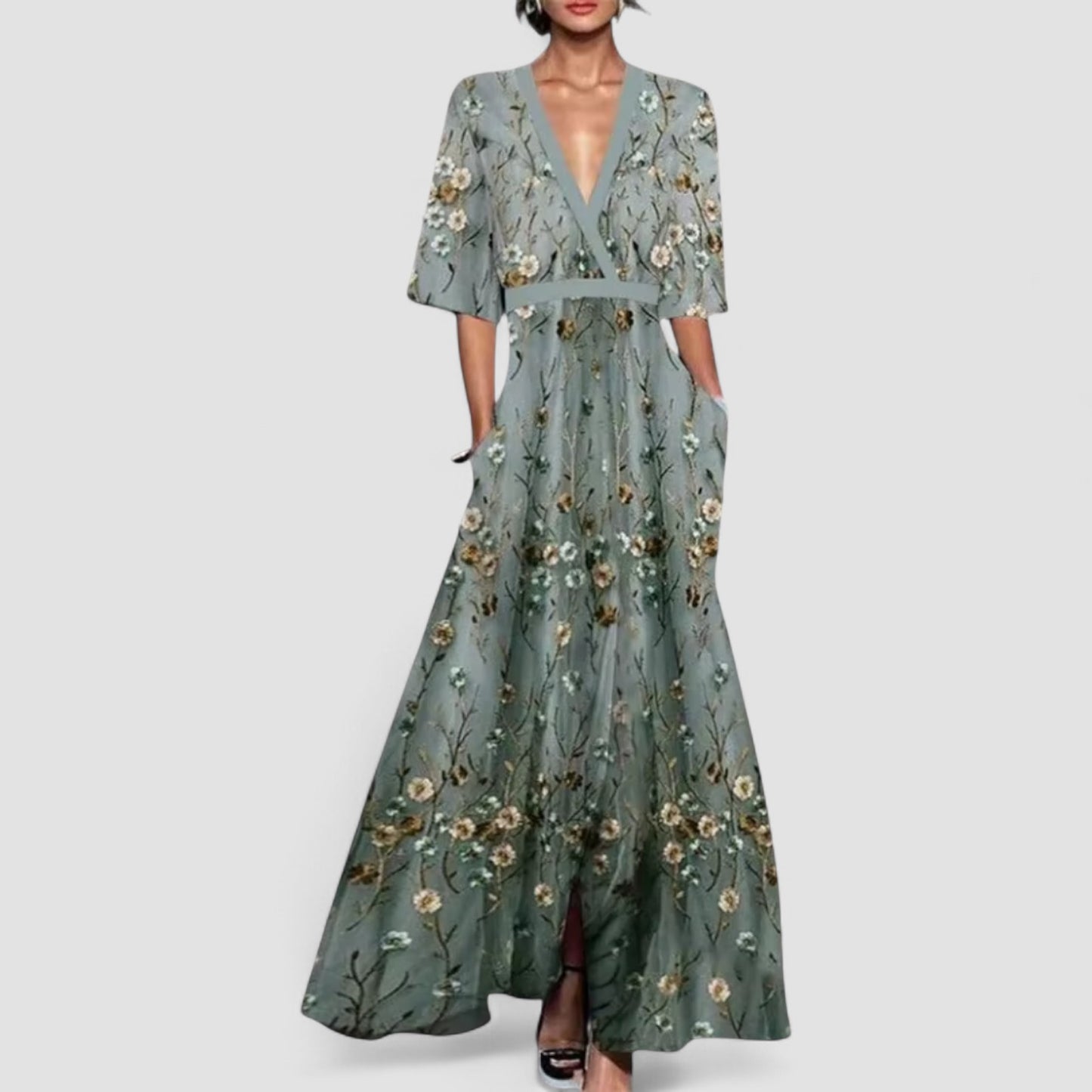 Majken Bright Floral Maxi