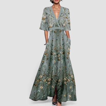 Majken Bright Floral Maxi