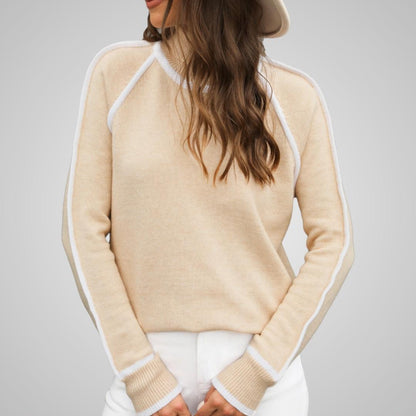 Malin Contrast Trim Sweater