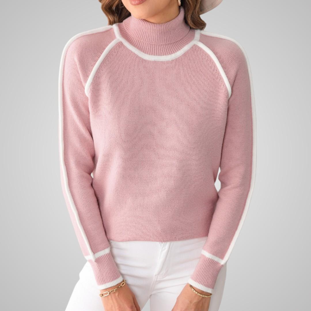 Malin Contrast Trim Sweater