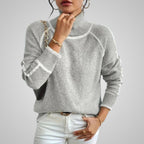 Catherine Contrast Trim Sweater
