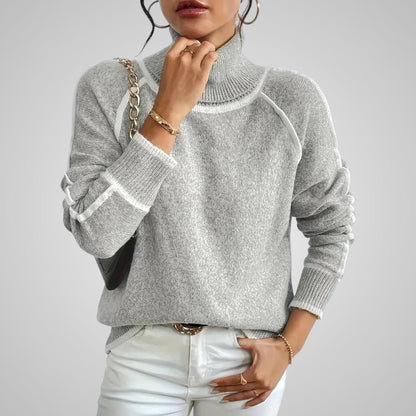 Malin Contrast Trim Sweater