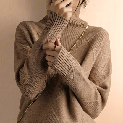 Marcelle Premium Turtleneck Sweater