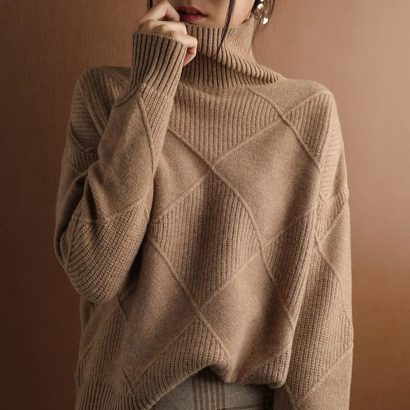 Marcelle Premium Turtleneck Sweater
