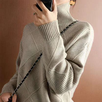 Marcelle Premium Turtleneck Sweater