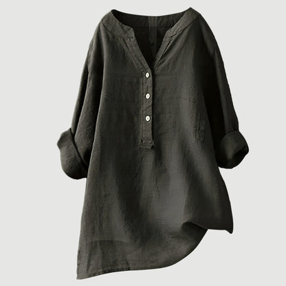 Marta Airy Linen Blouse