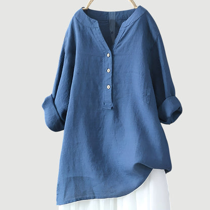 Marta Airy Linen Blouse
