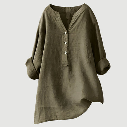 Marta Airy Linen Blouse