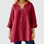 Sharon Airy Linen Blouse
