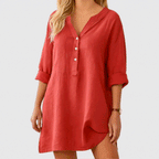Sharon Airy Linen Blouse